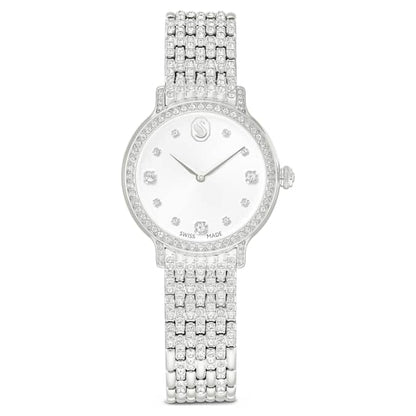Swarovski Imber Watch Swiss Made Metal Bracelet Silver Tone Stainless Steel SW5741229
