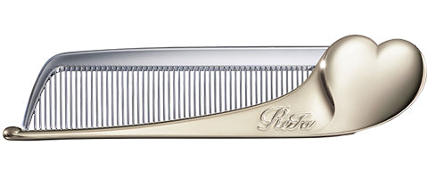 Refa Heart Comb Aira Champagne Gold