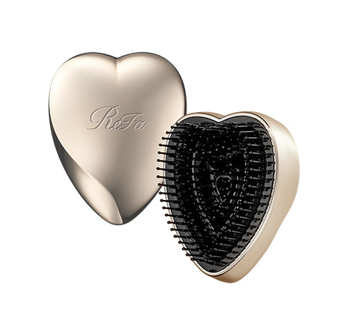 Refa Heart Brush Champagne Gold mini