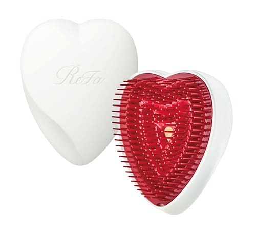 Refa Heart Brush Mat White