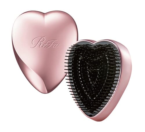 Refa Heart Brush Rose Gold