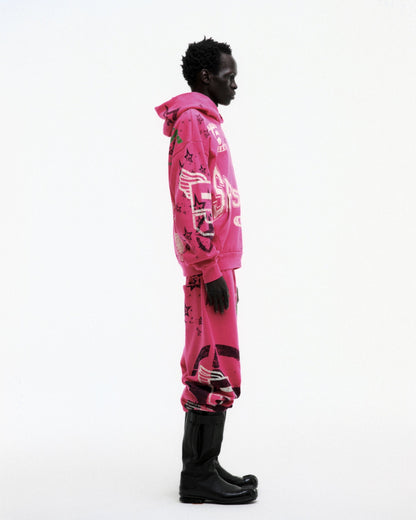 Sp5der Stencil Hoodie