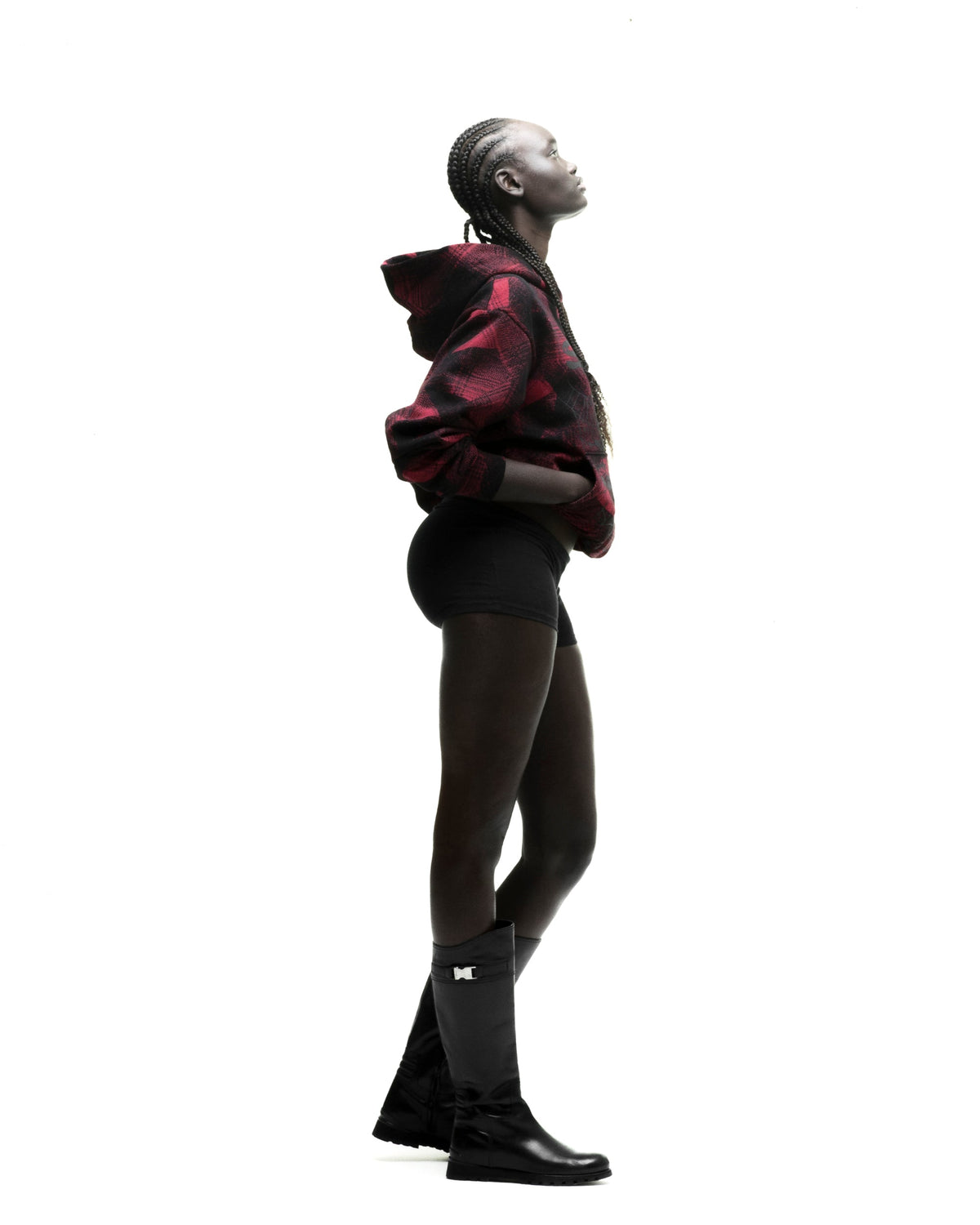 Sp5der Plaid Splatt Hoodie