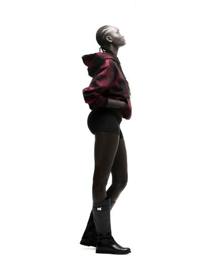 Sp5der Plaid Splatt Hoodie