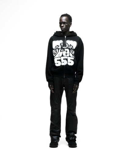 Sp5der Sp555 ZIP Hoodie