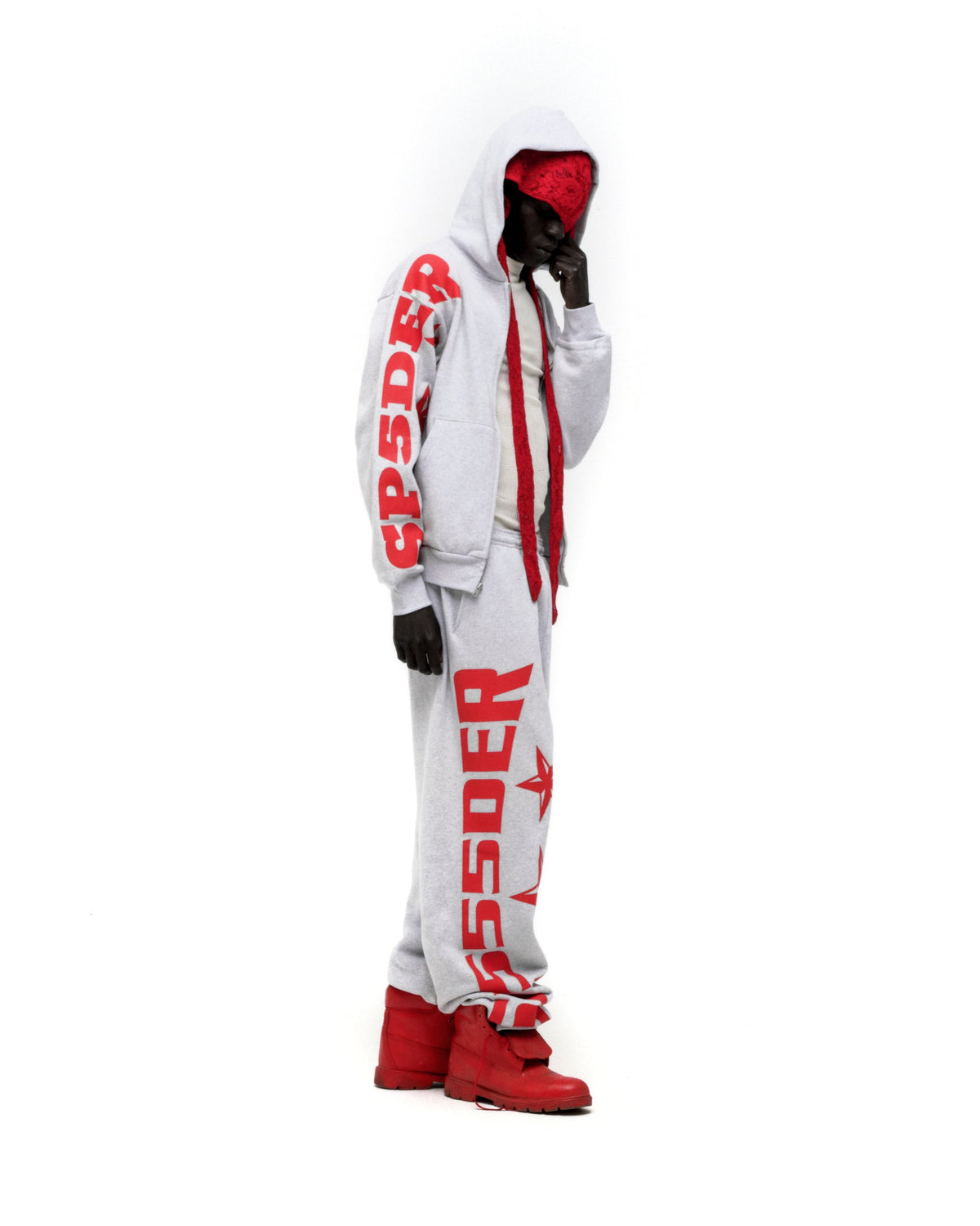 Sp5der Mx555 ZIP Hoodie