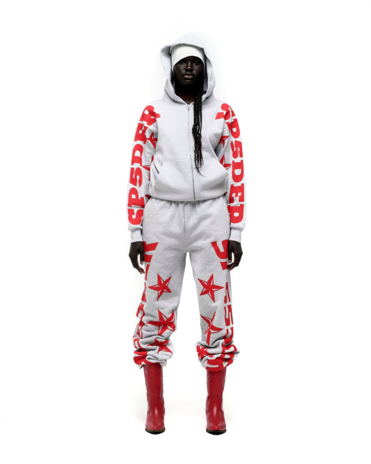 Sp5der Mx555 ZIP Hoodie