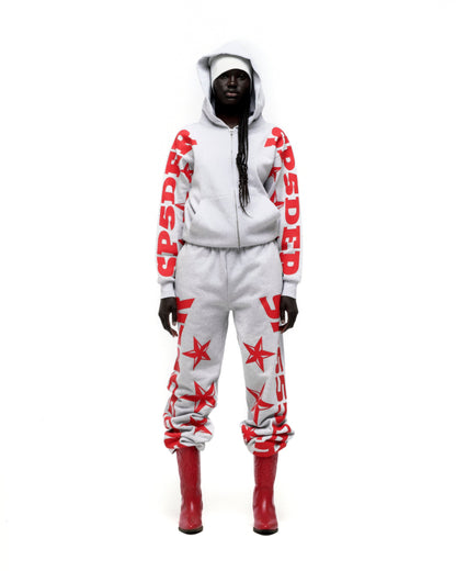 Sp5der Mx555 ZIP Hoodie