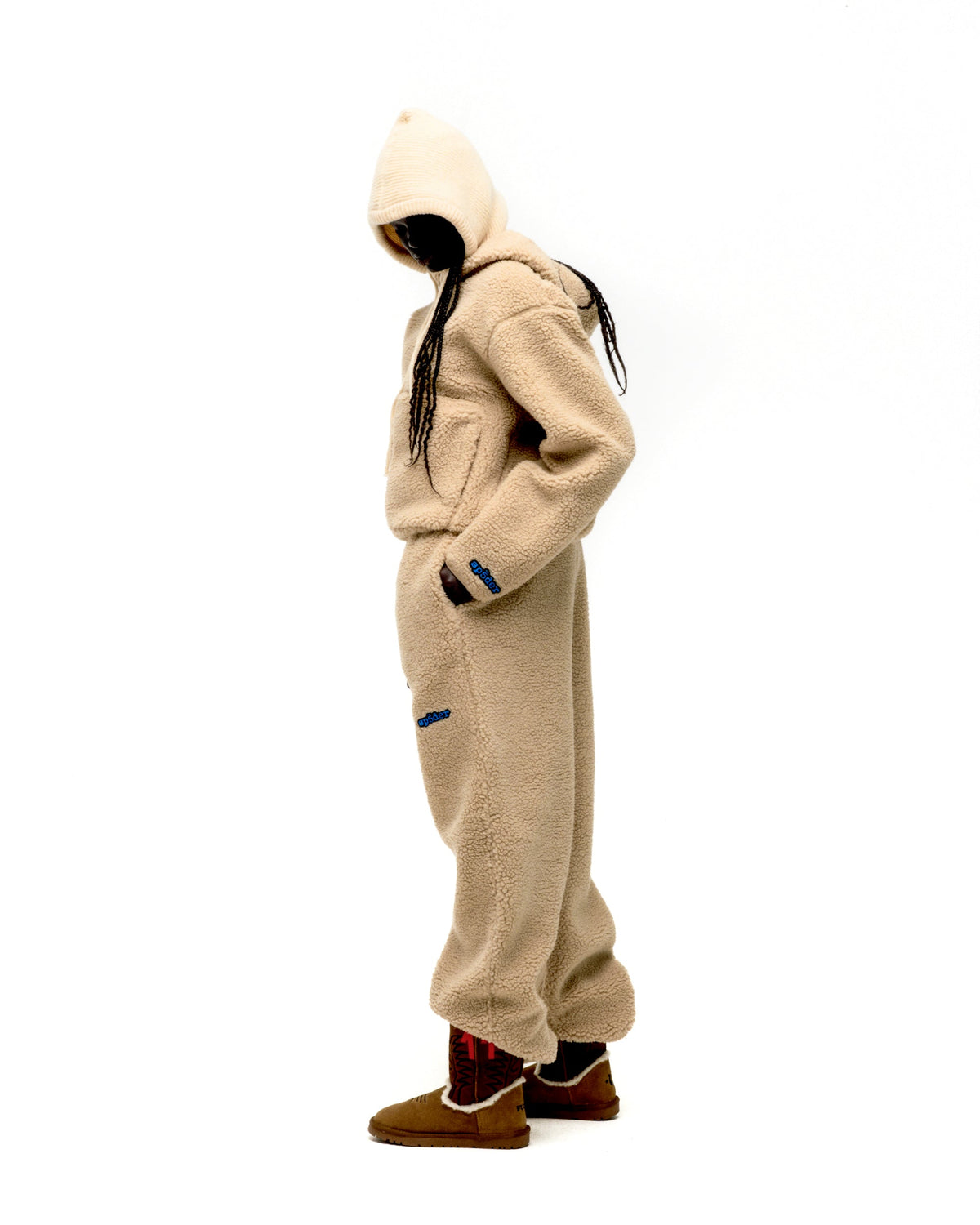 Sp5der Teddy Fleece ZIP UP
