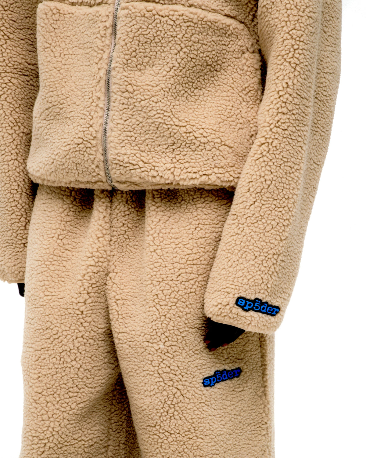 Sp5der Teddy Fleece ZIP UP
