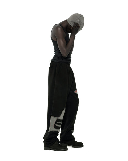 Sp5der BIG STAR WIDE LEG Sweatpant