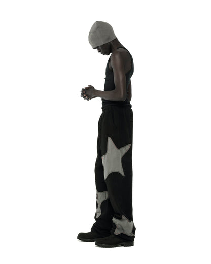 Sp5der BIG STAR WIDE LEG Sweatpant