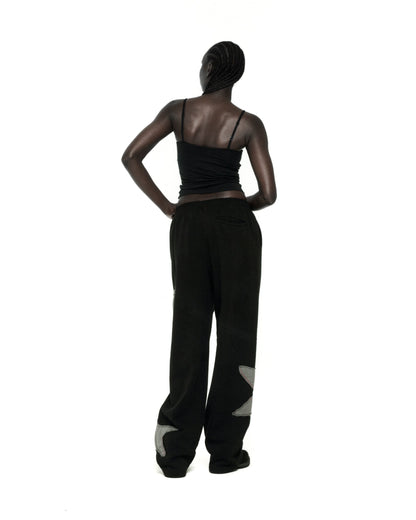 Sp5der BIG STAR WIDE LEG Sweatpant
