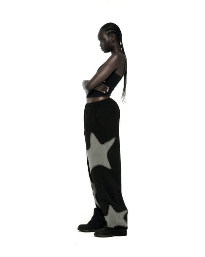 Sp5der BIG STAR WIDE LEG Sweatpant