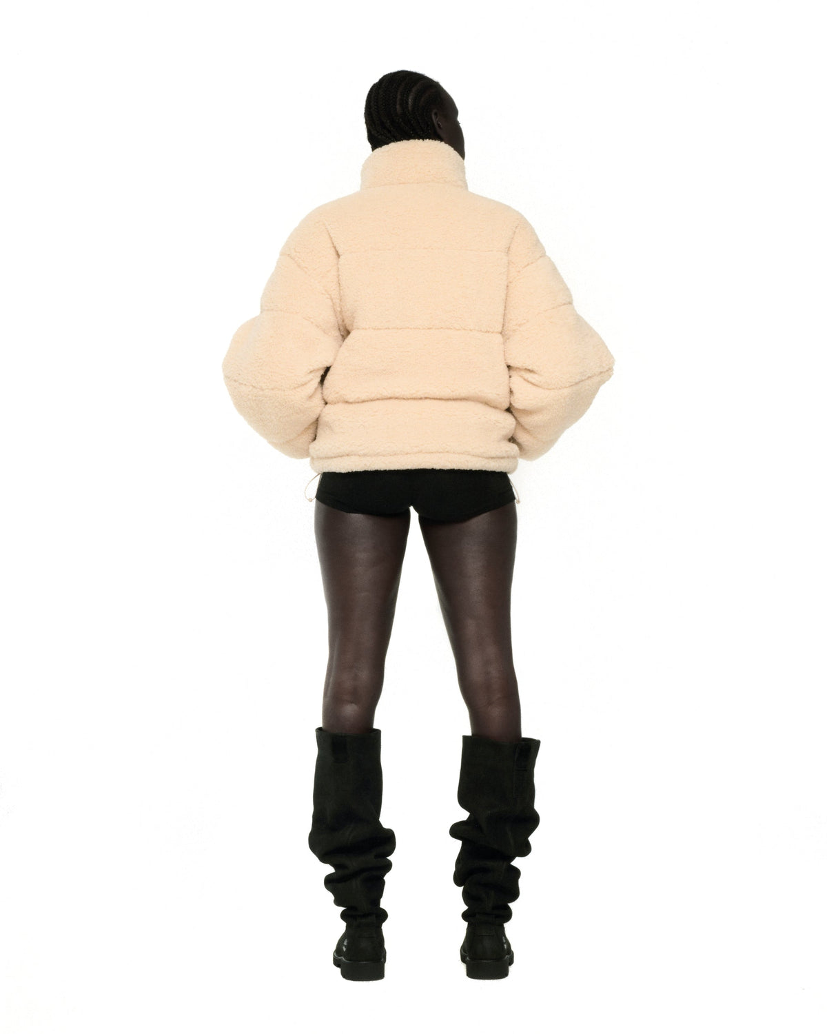 Sp5der Sherpa Puffer Jacket