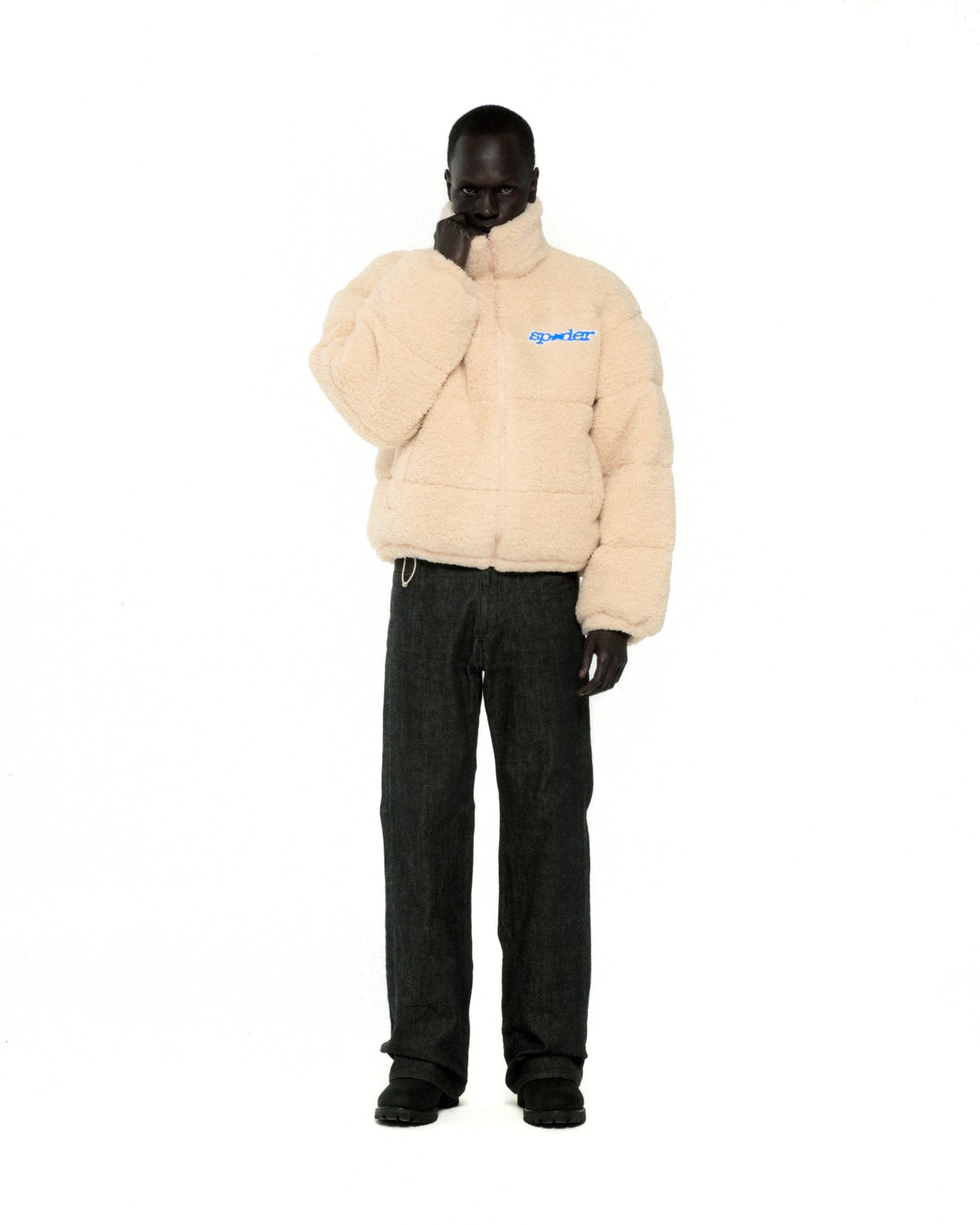 Sp5der Sherpa Puffer Jacket