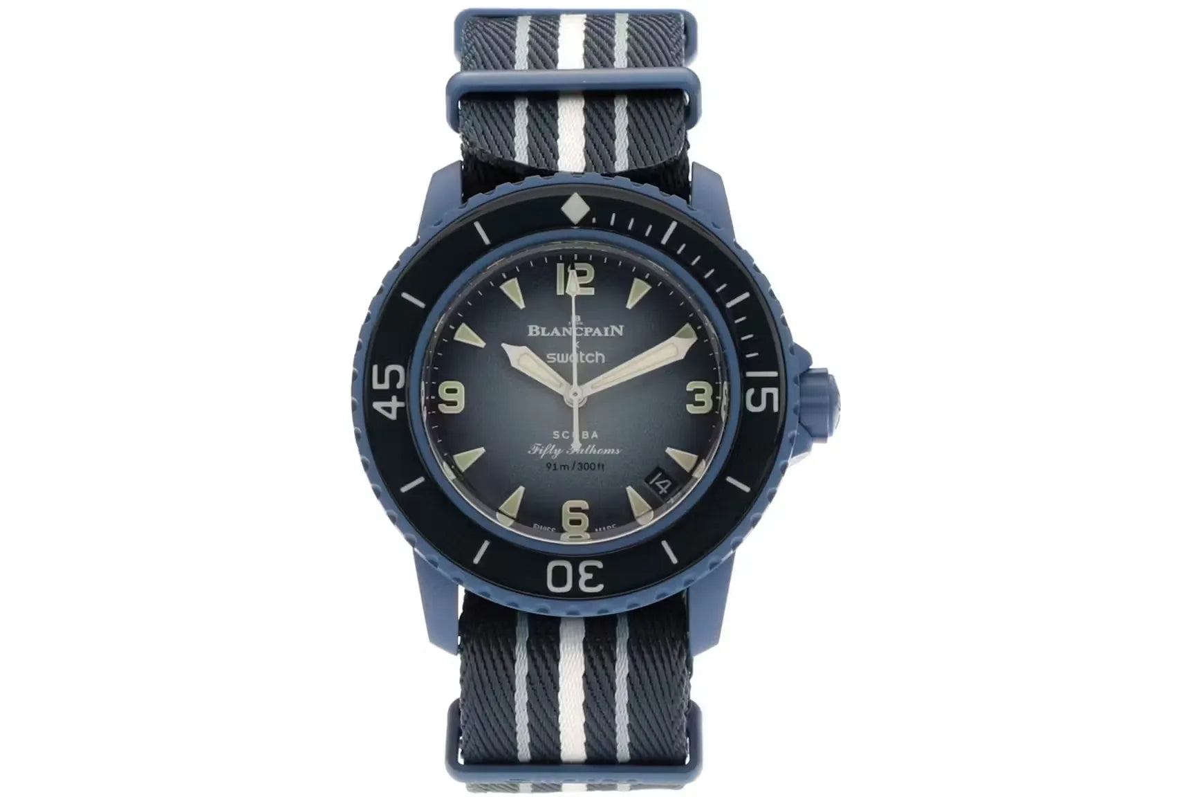 Blancpain x Swatch Scuba Fifty Fathoms Atlantic Ocean  Blue