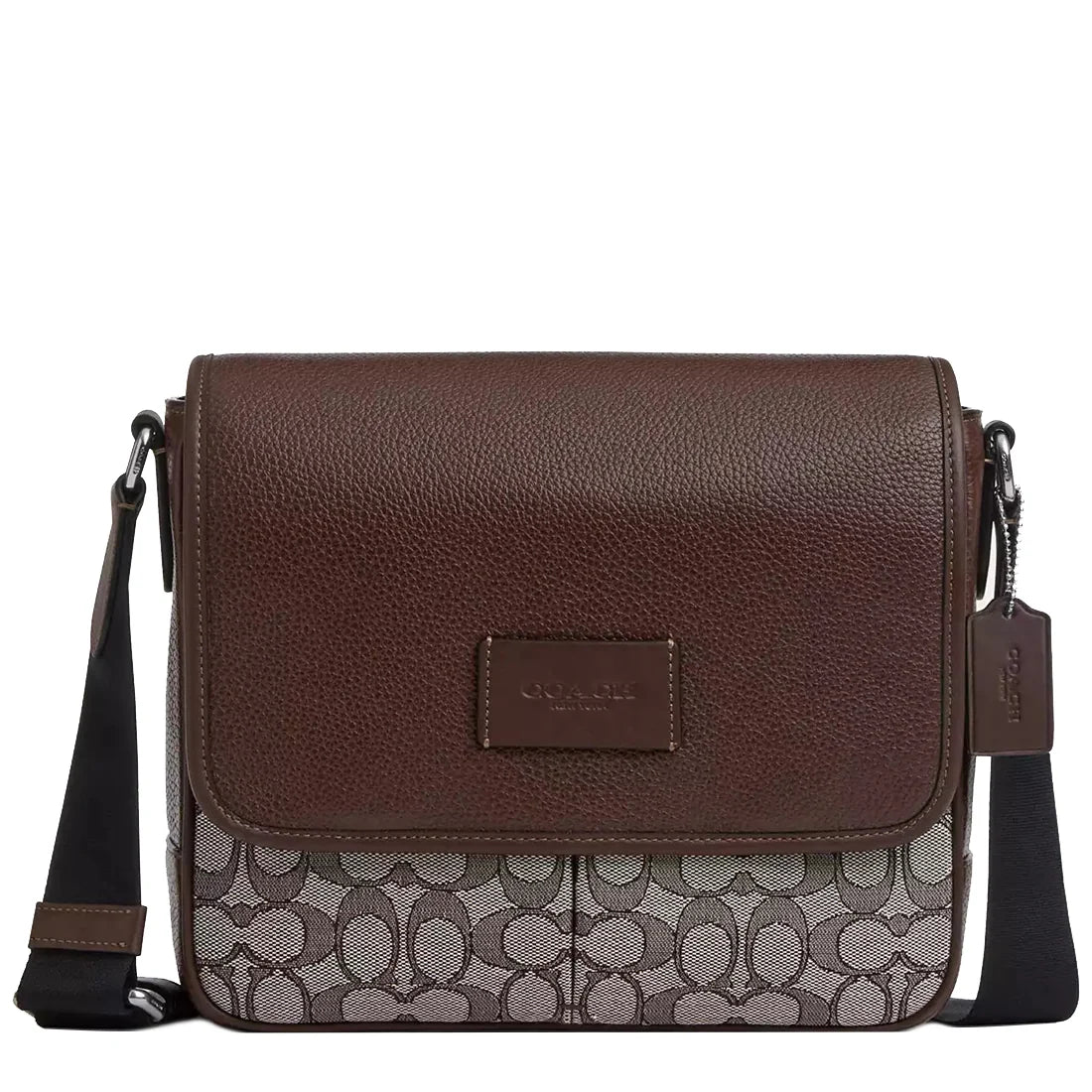 Coach Sprint Map Bag 25 In Signature Jacquard In Oak Maple CE534