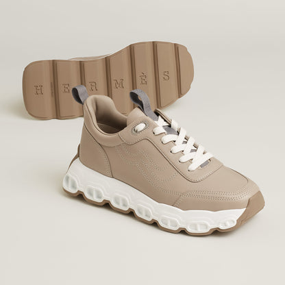  Hermes Impulse Sneaker Beige Galet