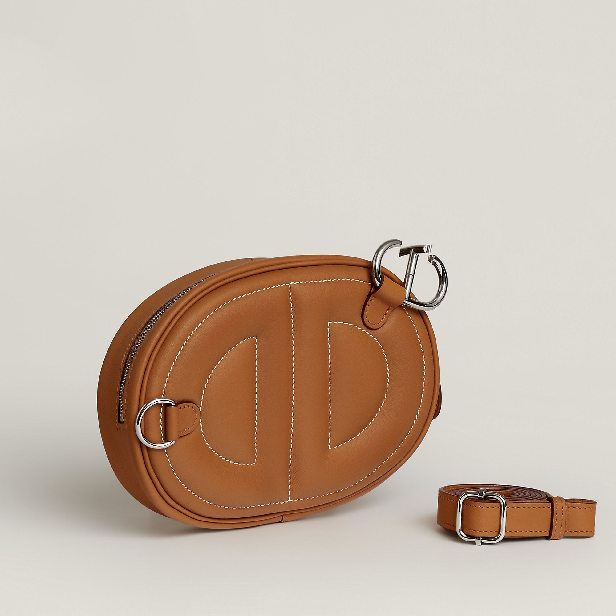  Hermes In The Loop Belt Bag Gold