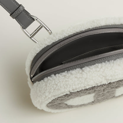  Hermes In The Loop Plush Belt Bag Cru