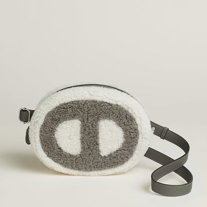  Hermes In The Loop Plush Belt Bag Cru