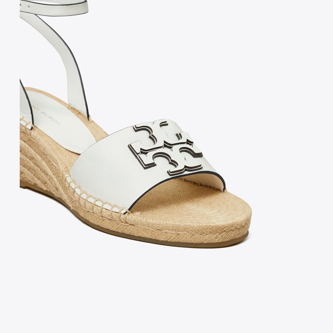 Tory Burch Ines Espadrille Wedge GARDENIA
