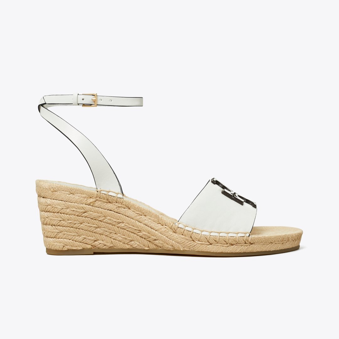 Tory Burch Ines Espadrille Wedge GARDENIA