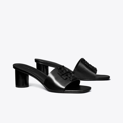 Tory Burch Ines Heeled Mule PERFECT BLACK