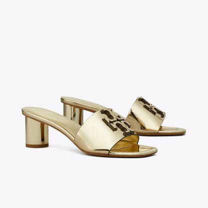 Tory Burch Ines Heeled Mule CRASH GOLD / GOLD