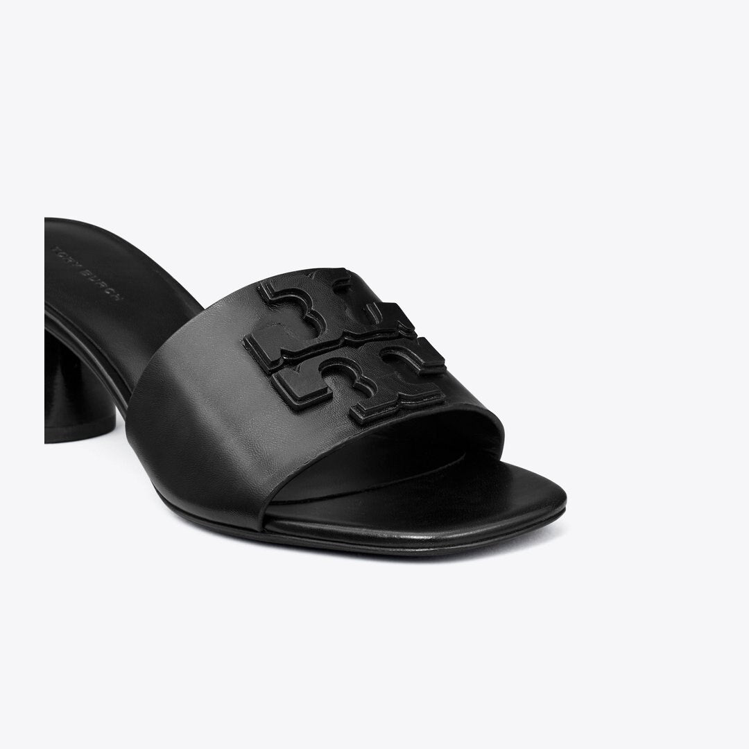 Tory Burch Ines Heeled Mule PERFECT BLACK