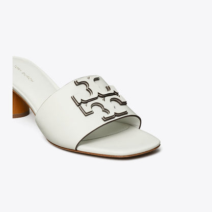 Tory Burch Ines Heeled Mule GARDENIA