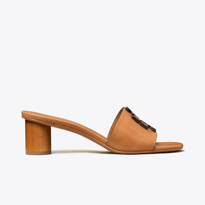 Tory Burch Ines Heeled Mule TAN