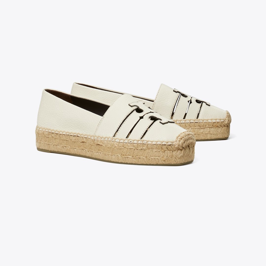 Tory Burch Ines Platform Espadrille LIGHT CREAM