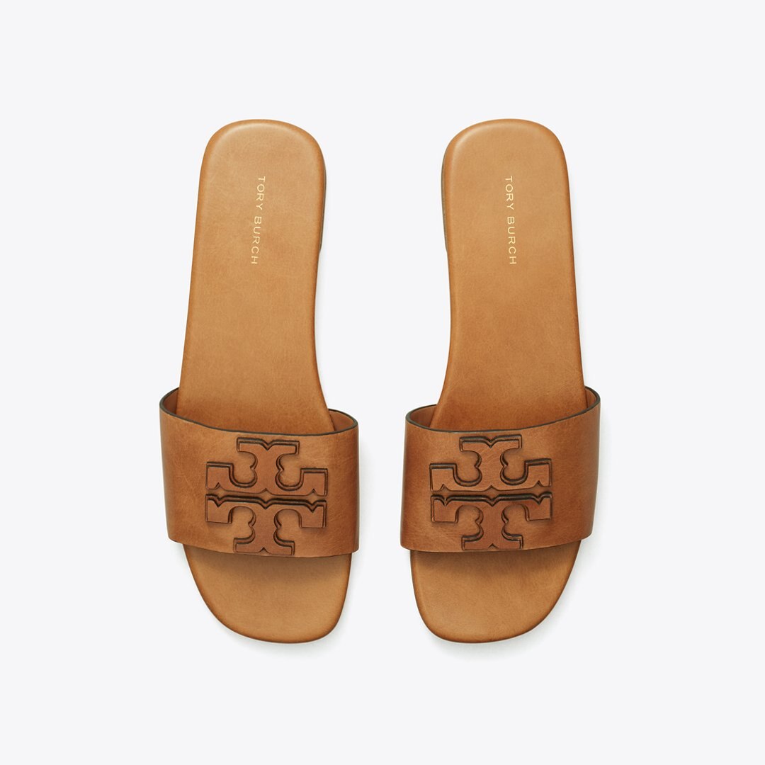 Tory Burch Ines Single-Band Slide TAN