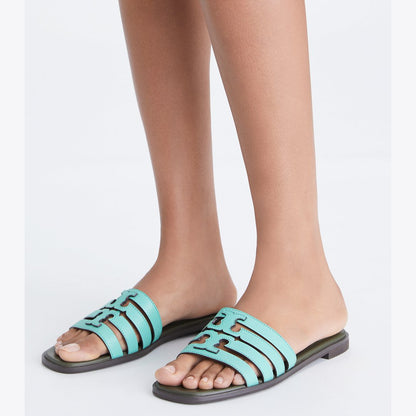 Tory Burch Ines Slide CELADON GREEN / LECCIO