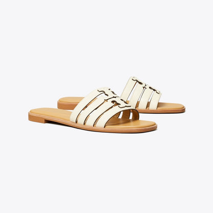Tory Burch Ines Slide LIGHT CREAM / GINGER SHORTBREAD