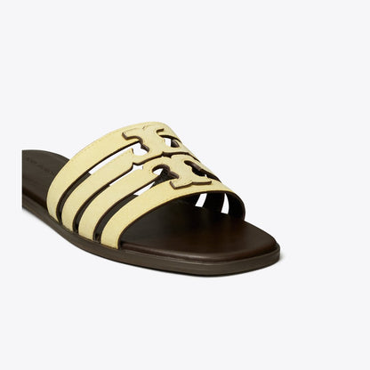 Tory Burch Ines Slide MATTE SUN / COCOA