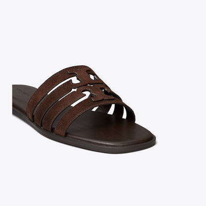 Tory Burch Ines Slide DARK COCOA / DARK COCOA