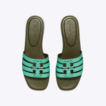 Tory Burch Ines Slide CELADON GREEN / LECCIO