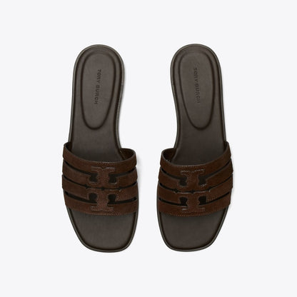 Tory Burch Ines Slide DARK COCOA / DARK COCOA