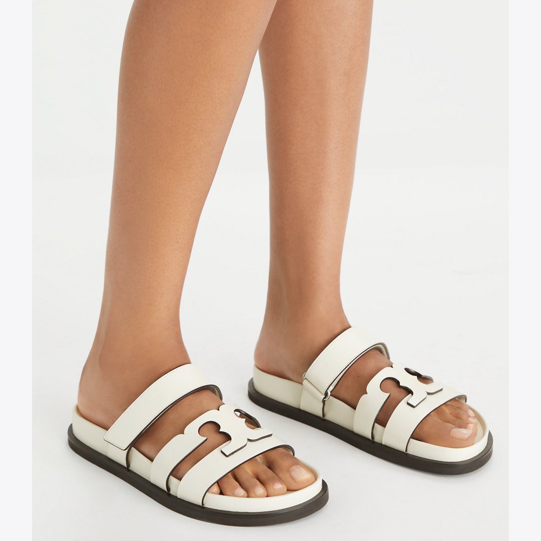 Tory Burch Ines Sport Slide NEW IVORY