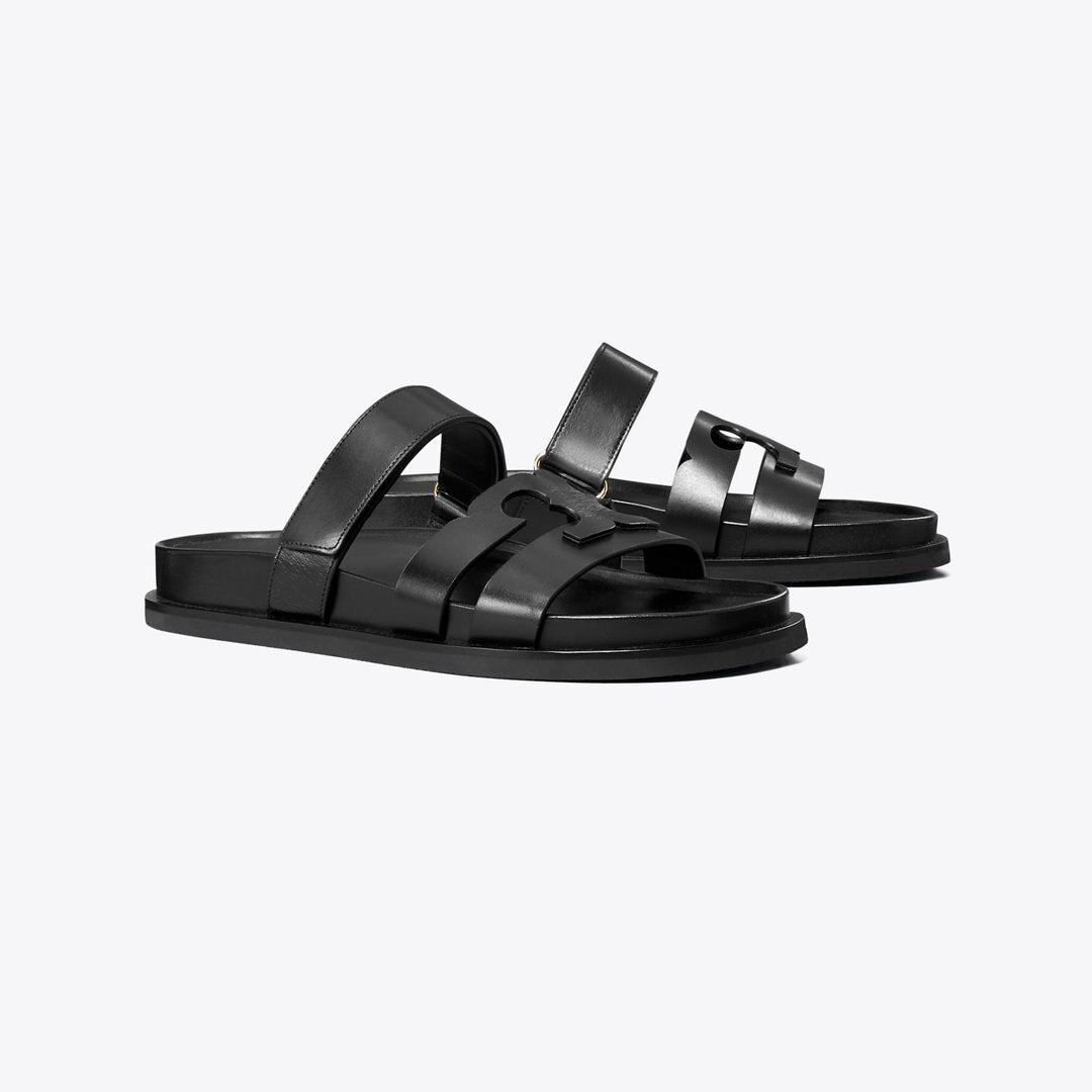 Tory Burch Ines Sport Slide PERFECT BLACK