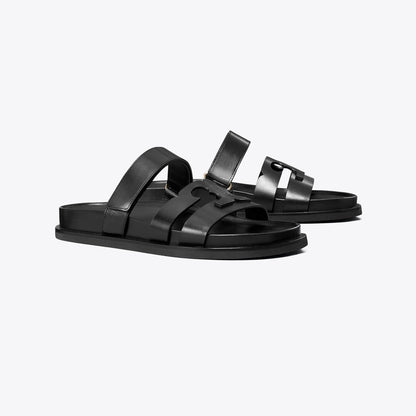 Tory Burch Ines Sport Slide PERFECT BLACK