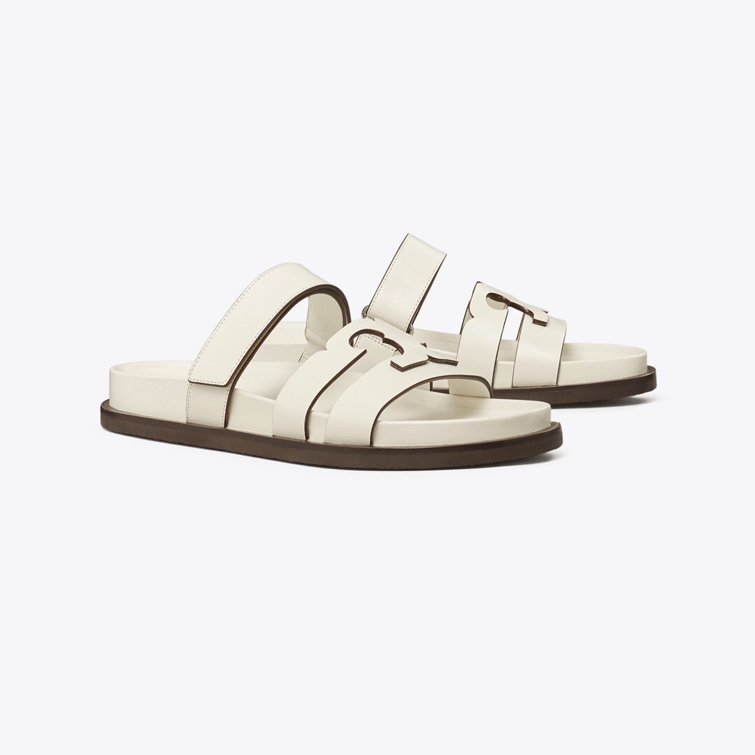 Tory Burch Ines Sport Slide NEW IVORY