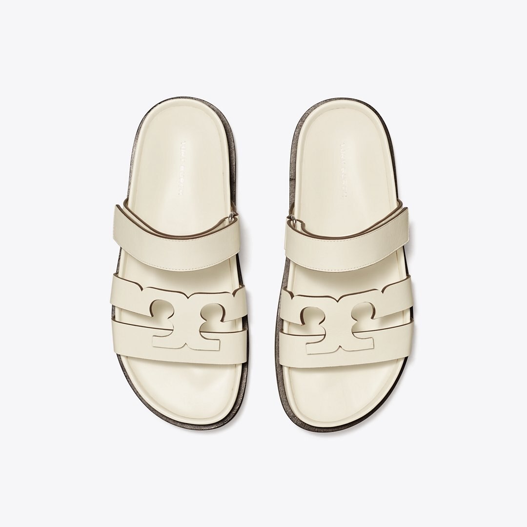 Tory Burch Ines Sport Slide NEW IVORY