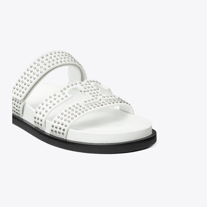 Tory Burch Ines Sport Studded Slide CLOUD