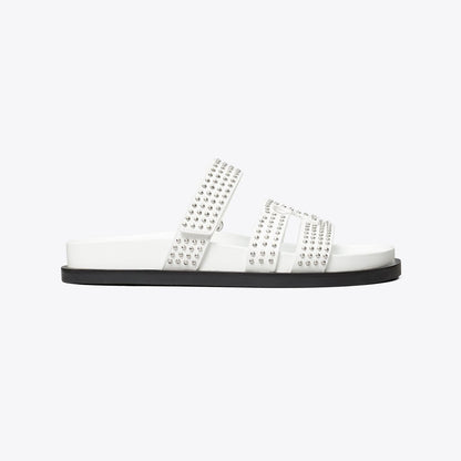 Tory Burch Ines Sport Studded Slide CLOUD