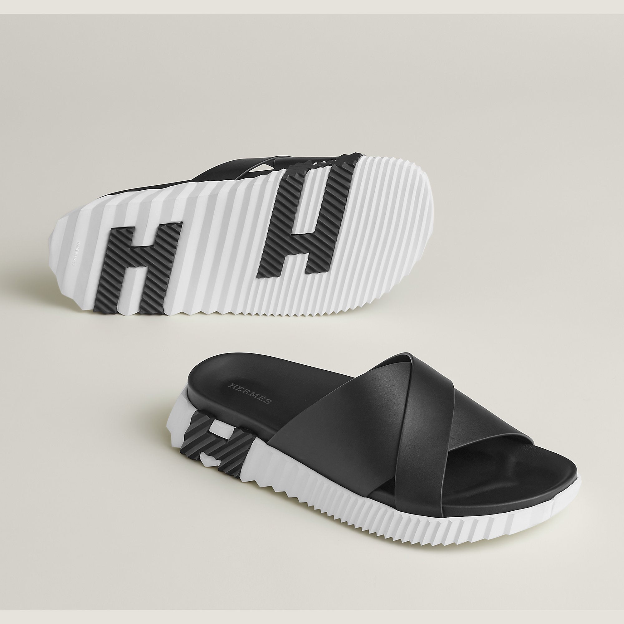  Hermes Infra Sandal Noir
