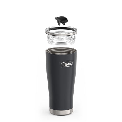 Thermos 24oz Icon Tumbler With Slide Lock Lid Sandstone